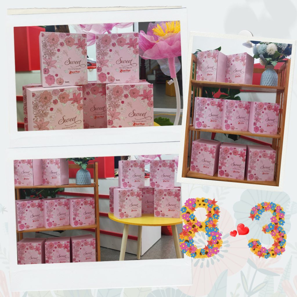 Những món quà được chuẩn bị tỉ mỉ và xinh đẹp